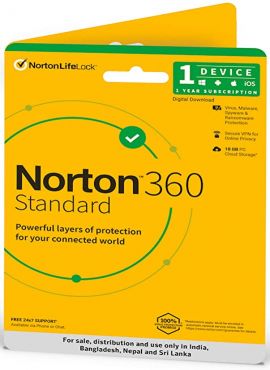 Norton 360 Standard | 1 User 1 Year (1PC / 1Year)